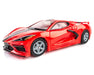 AFX Racing 22011 C8 Corvette Torch Red Mega G+ HO Scale Slot Car