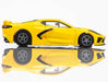 AFX Racing 22013 C8 Corvette Torch Yellow Mega G+ HO Scale Slot Car