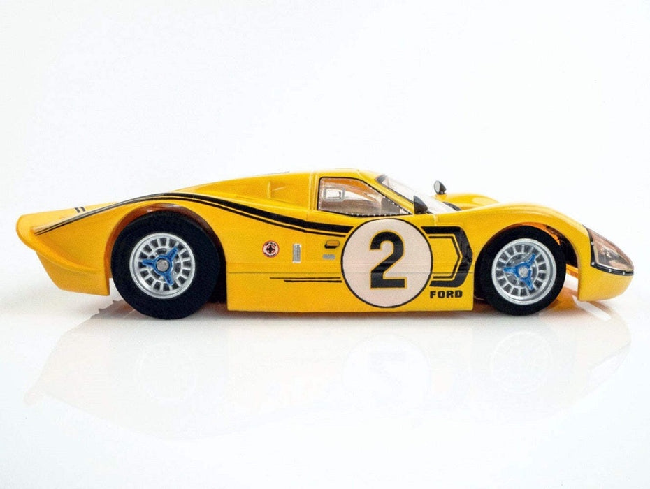 AFX Racing 22014 Ford GT MkIV #2 Mega G+ HO Scale Slot Car