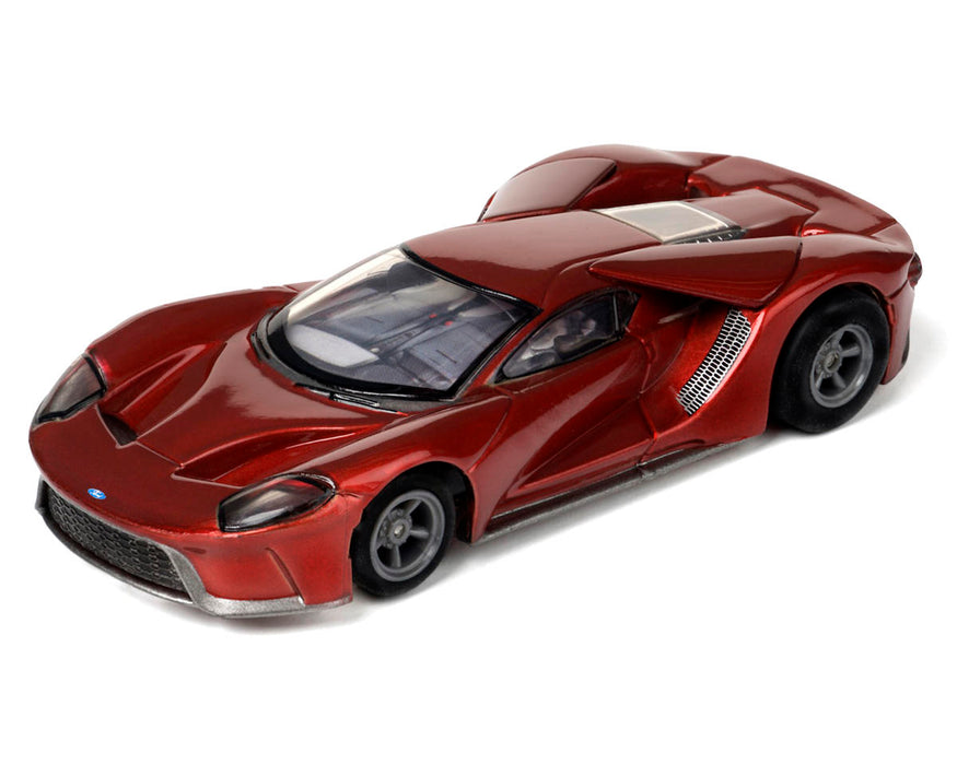 AFX Racing 22030 Liquid Red Ford GT Mega G+ HO Scale Slot Car