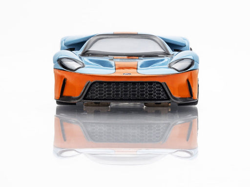 AFX Racing 22052 Ford GT Heritage #6 Gulf Mega G+ HO Scale Slot Car