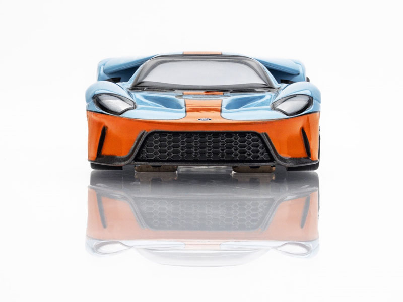 AFX Racing 22052 Ford GT Heritage #6 Gulf Mega G+ HO Scale Slot Car