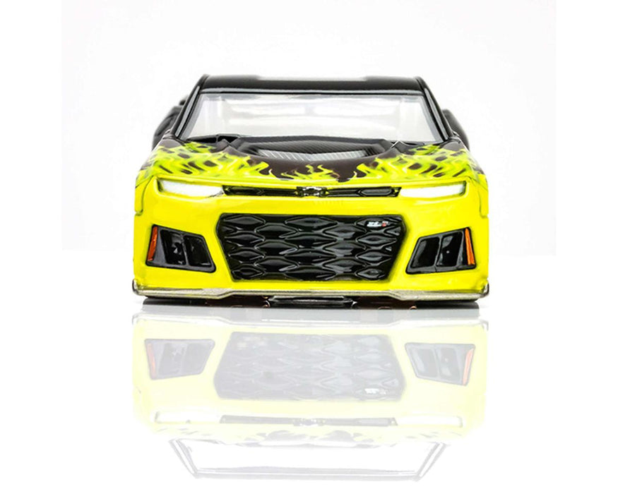 AFX Racing 22060 2021 ZL-1 Camaro (Wildfire) Mega G+ HO Scale Slot Car