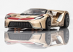AFX Racing 22061 Ford GT Heritage #5 Gold GT Mega G+ HO Scale Slot Car