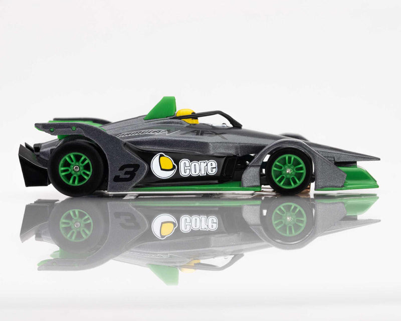 AFX Racing 22064 Mega G+ Formula N #3 Slot Car Silver and Green