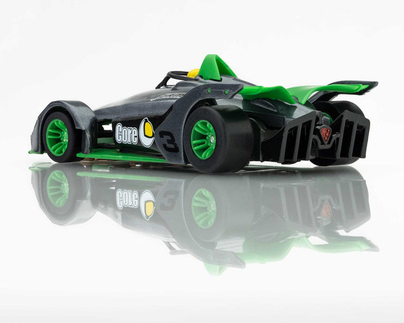 AFX Racing 22064 Mega G+ Formula N #3 Slot Car Silver and Green