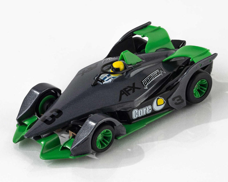 AFX Racing 22064 Mega G+ Formula N #3 Slot Car Silver and Green