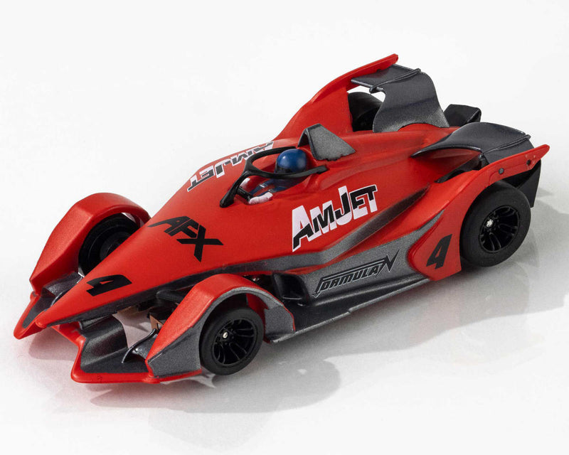 AFX Racing 22066 Mega G+ Formula N #4 Slot Car Red and Gray