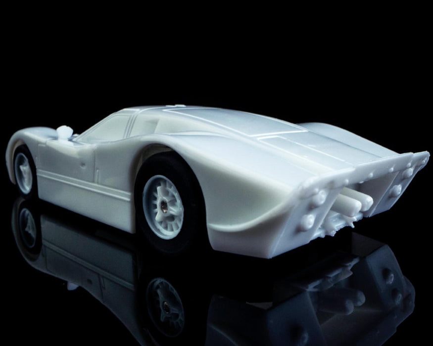 AFX Racing 22070 Ford GT40 Mark IV Paintable Mega G+ HO Scale Slot Car