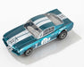 AFX Racing 22071 1965  Shelby GT350R Donohue Blue Mega G+ HO Scale Slot Car