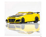 AFX Racing 22075 2021 1LE Camaro (Shock Yellow) Mega G+ HO Scale Slot Car