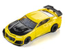 AFX Racing 22075 2021 1LE Camaro (Shock Yellow) Mega G+ HO Scale Slot Car
