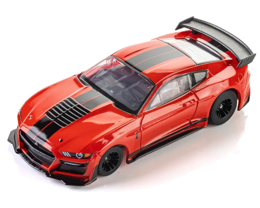 AFX Racing 22077 2021 Shelby GT500 (Race Red) Mega G+ HO Scale Slot Car
