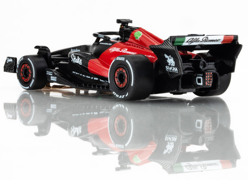 AFX Racing 22083 HO Scale Mega G+ Slot Car Alfa Romeo F1 Car Valtteri Bottas FY-77 2023