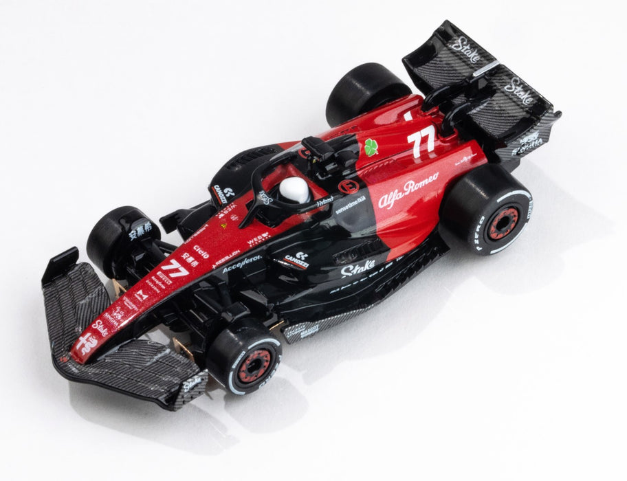 AFX Racing 22083 HO Scale Mega G+ Slot Car Alfa Romeo F1 Car Valtteri Bottas FY-77 2023