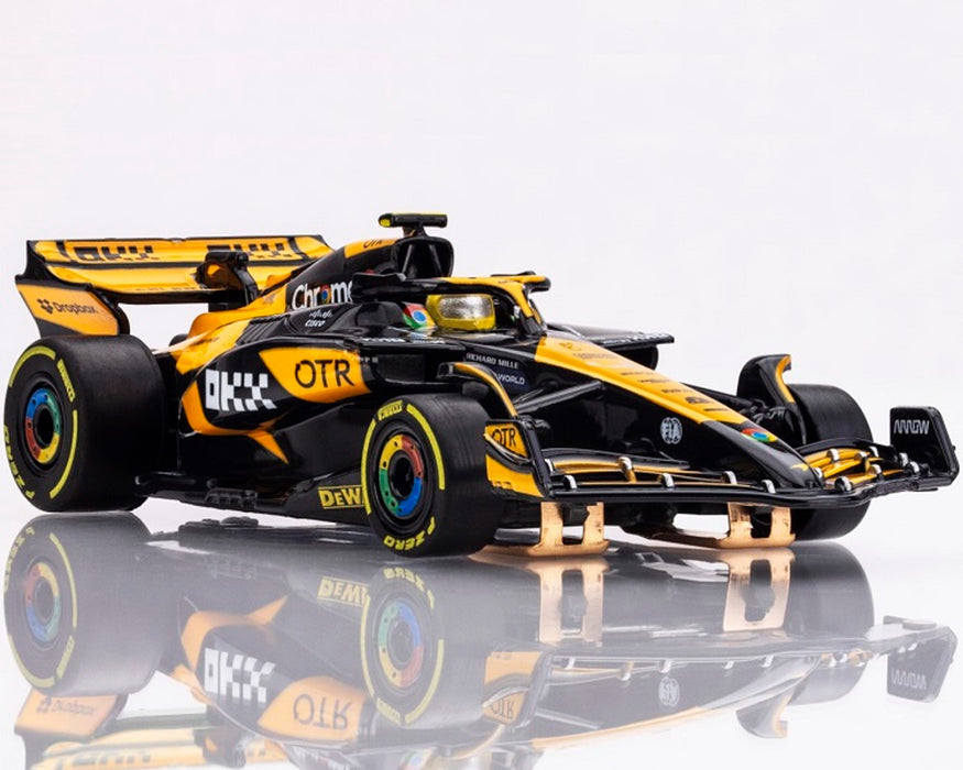 AFX Racing 22103 HO Scale Mega G+ Slot Car McLaren F1 MCL38 #4 Lando Norris Australia 2024