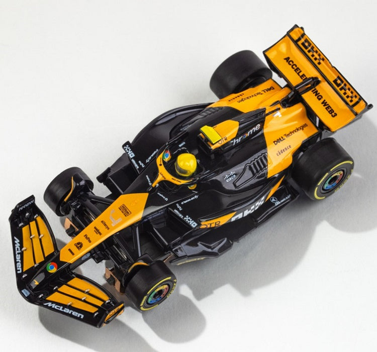 AFX Racing 22103 HO Scale Mega G+ Slot Car McLaren F1 MCL38 #4 Lando Norris Australia 2024