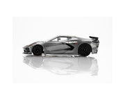 AFX Racing 22107 Mega G+ Slot Car Corvette C8 - Hypersonic Grey