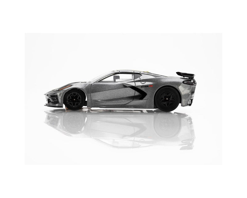 AFX Racing 22107 Mega G+ Slot Car Corvette C8 - Hypersonic Grey