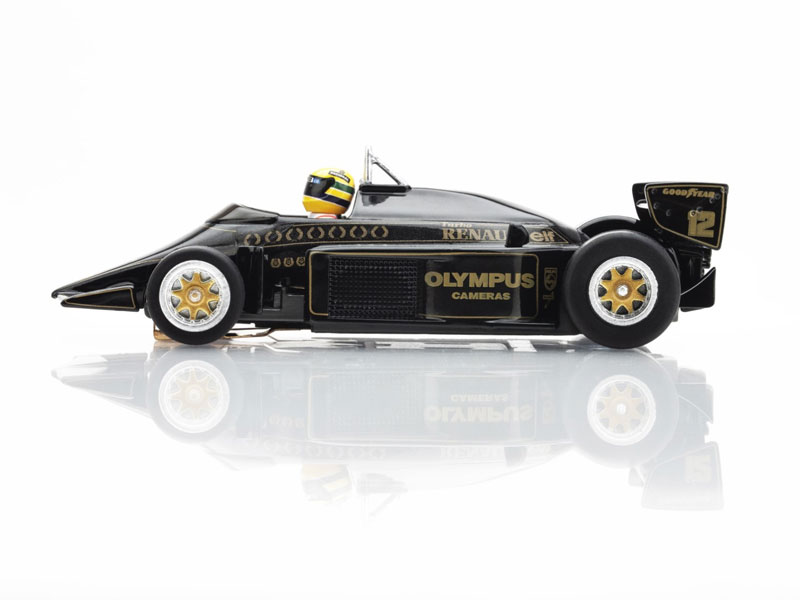 AFX Racing 22113 HO Scale Mega G+ Slot Car Lotus 97T 1985 F1 Car Black/Gold