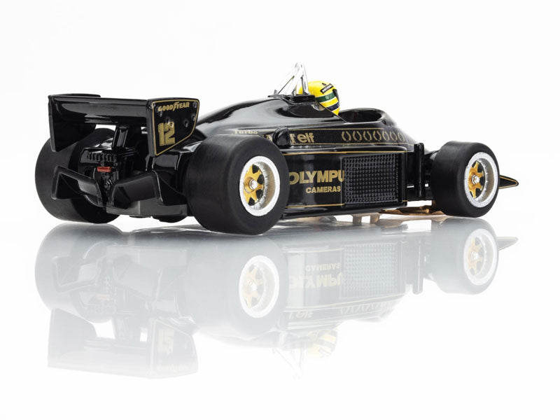 AFX Racing 22113 HO Scale Mega G+ Slot Car Lotus 97T 1985 F1 Car Black/Gold