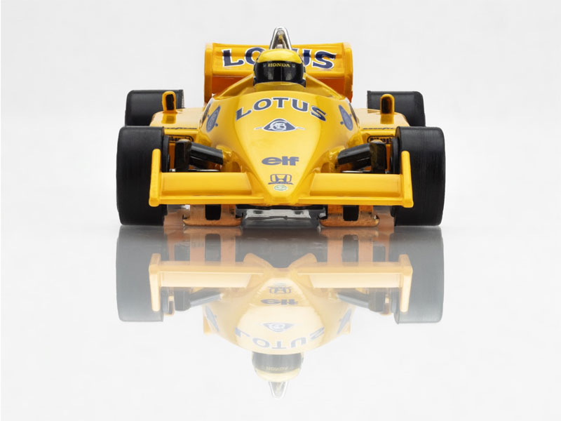 AFX Racing 22114 HO Scale Mega G+ Slot Car Lotus 99T 1987 F1 Car Yellow/Blue