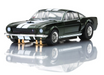 AFX Racing 22150 Mega G+ Slot Car Mustang GT350 - 1966 Ivy Green with White Stripes