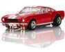AFX Racing 22152 Mega G+ Slot Car Mustang GT350 - 1966 Red & White