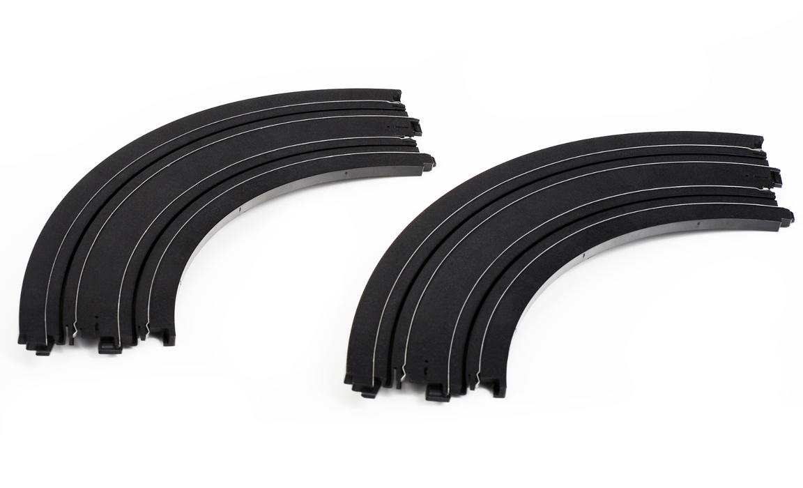 AFX Racing 8623 HO Scale Slot Car 9" 1/4R Curve Track (2 Pack)