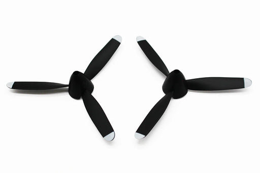 Rage RC RGRA1378 3-Blade Prop with Spinner 2 Pack fits FW-190
