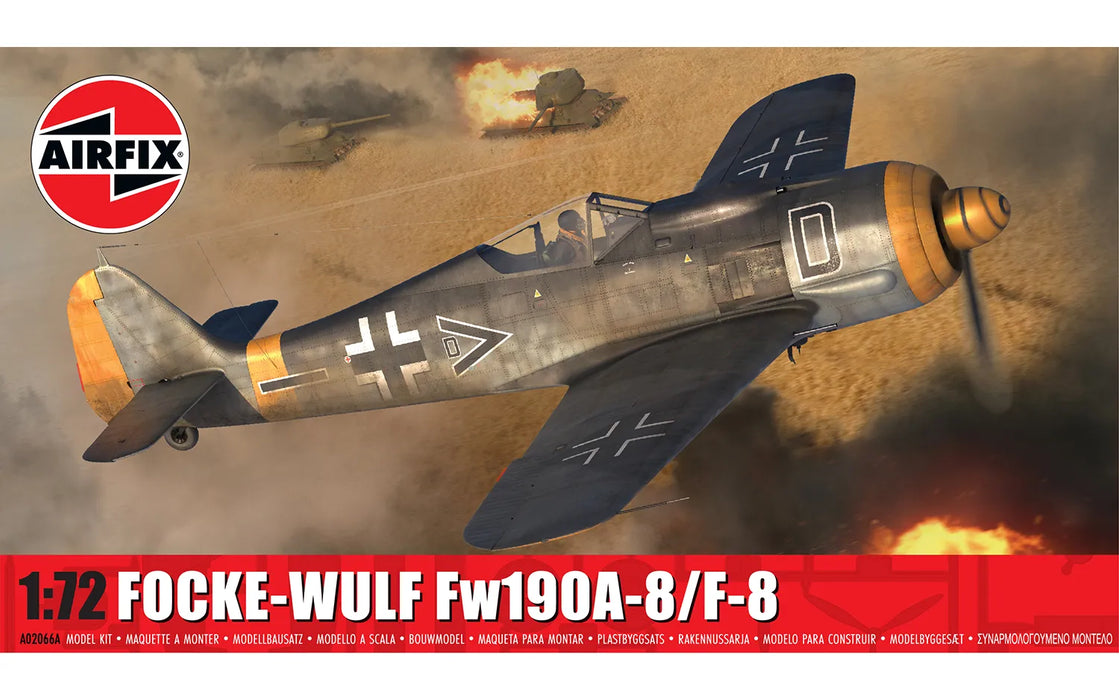 AIRFIX A02066A 1/72 Focke-Wulf Fw190A-8/F-8 Model Aircraft Kit