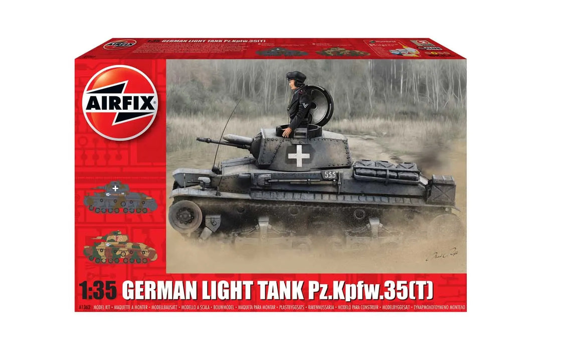 Airfix A1362 1/35 German Light Tank Pz.Kpfw.35(t) Model Tank Kit