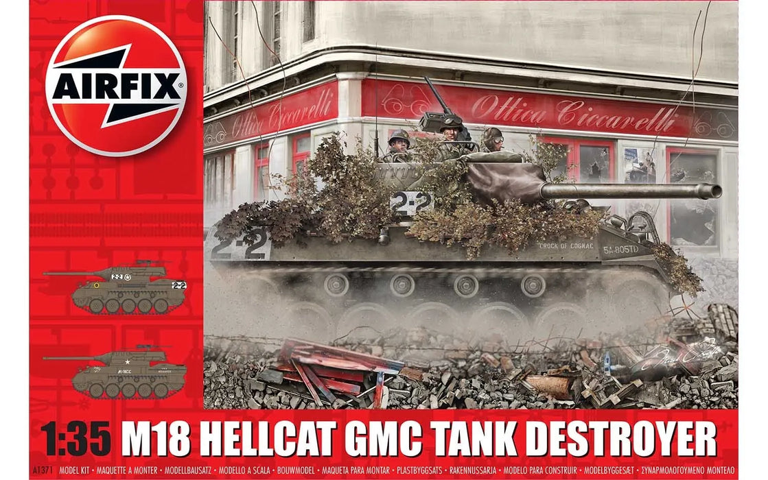 Airfix A1371 1/35 M18 Hellcat GMC Tank Destroyer Model Kit