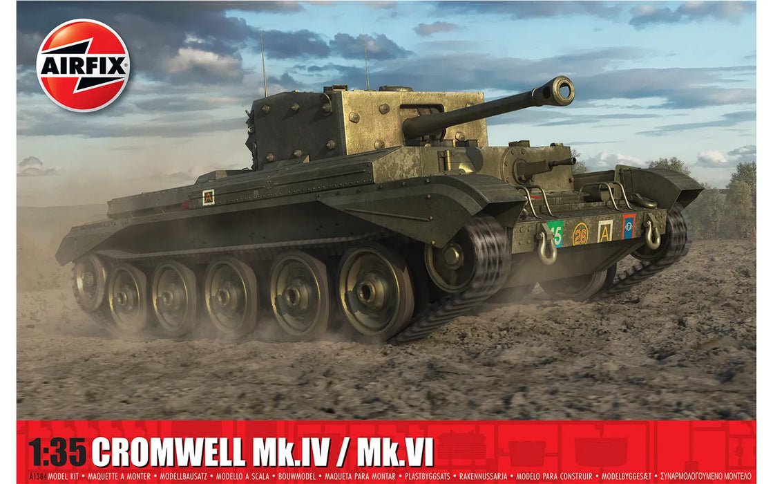 Airfix A1384 1/35 Cromwell Mk.IV/Mk.VI Tank Model Kit