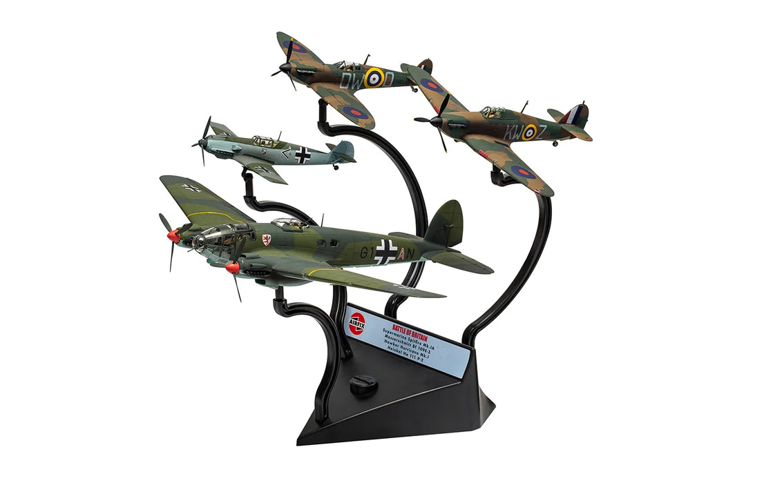 AIRFIX A50173A 1/72 Battle of Britain 75th Anniversary Gift Set (With Paint & Glue)