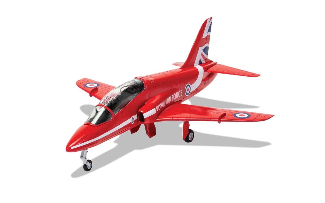 AIRFIX A55002 1/72 RAF Red Arrows Hawk Aircraft Small Starter Set (With Paint & Glue)