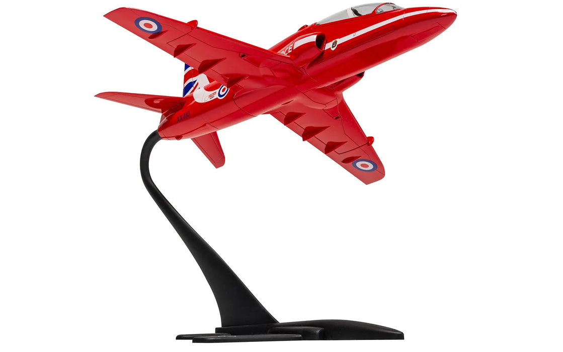 AIRFIX A55002 1/72 RAF Red Arrows Hawk Aircraft Small Starter Set (With Paint & Glue)