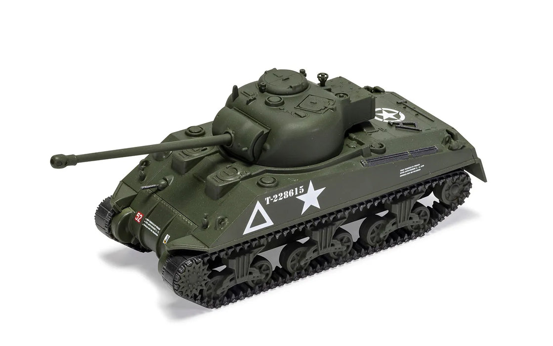 AIRFIX A55003 1/72 Sherman Firefly Tank Small Starter Set (With Paint & Glue)