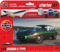 AIRFIX A55009 1/43 Jaguar E-Type Car Small Starter Set (With Paint & Glue)