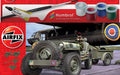 AIRFIX A55117A 1/72 Willys MB Jeep Small Starter Set (With Paint & Glue)
