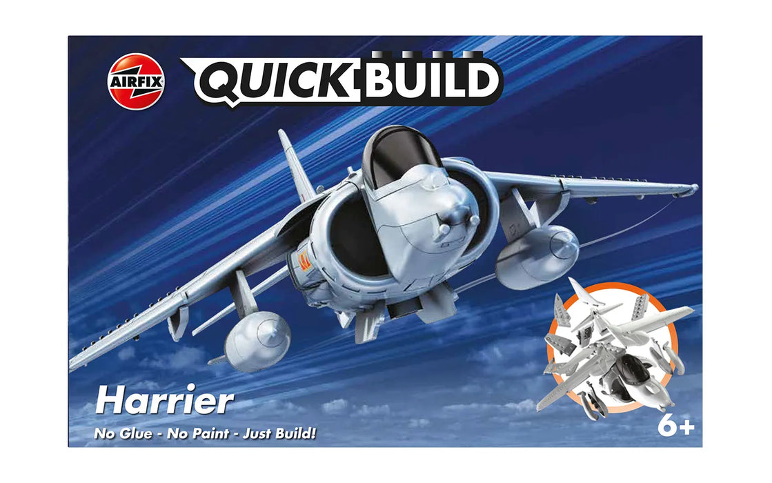 Airfix J6009 QuickBuild BAe Harrier Aircraft Brick-based Model Kit