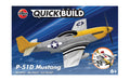 Airfix J6016 QuickBuild Mustang P51D Aircraft Brick-based Model Kit