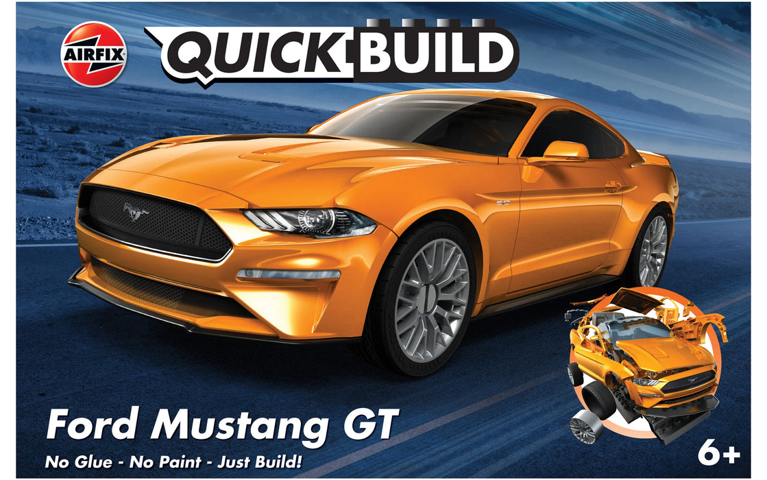 Airfix J6036 QuickBuild Ford Mustang GT Car Brick-based Model Kit