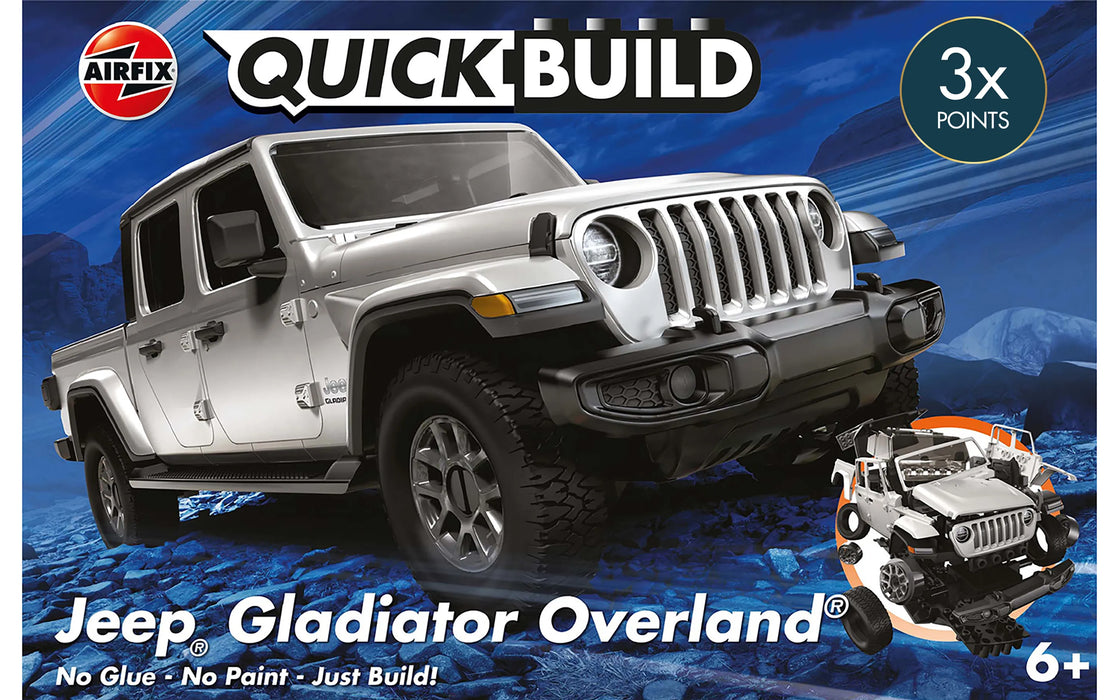 Airfix J6039 QuickBuild Gladiator Overland Jeep Brick-based Model Kit