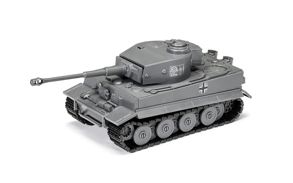 Airfix J6041 1/35 QuickBuild Tiger I Tank Brick-based Model Kit