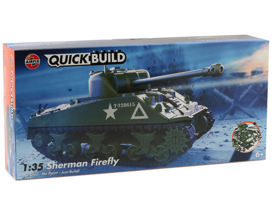 Airfix J6042 1/35 QuickBuild Sherman Firefly Tank Brick-based Model Kit