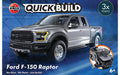 Airfix J6053 QuickBuild Ford F150 Raptor Pickup Truck (Grey) Brick-based Model Kit