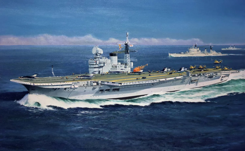 AIRFIX Models 4201 1/600 HMS Victorious British Aircraft Carrier Model Ship Kit