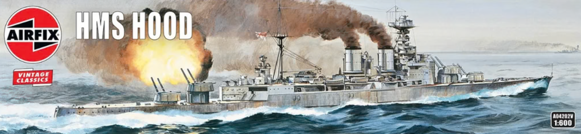 AIRFIX Models 4202 1/600 HMS Hood Battleship Model Kit