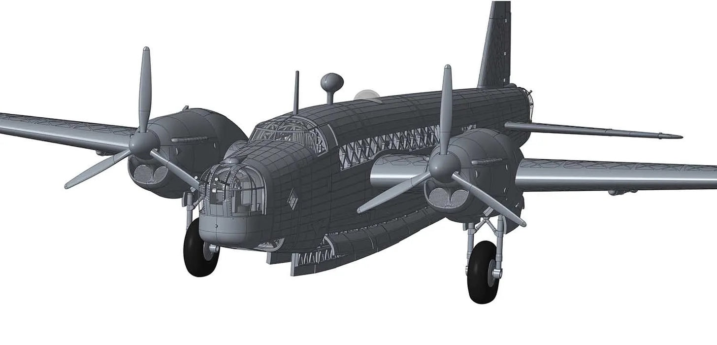 AIRFIX Models 8021 1/72 Vickers Wellington Mk II Bomber Aircraft Kit